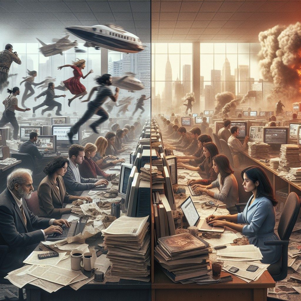 Perspective comparative între știri brute și reportaje contextuale